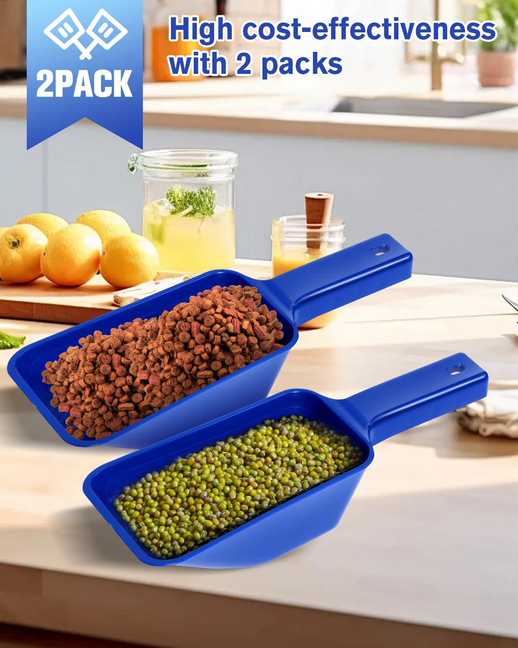 2 Cup Dog Food Scoop(2 Pack)