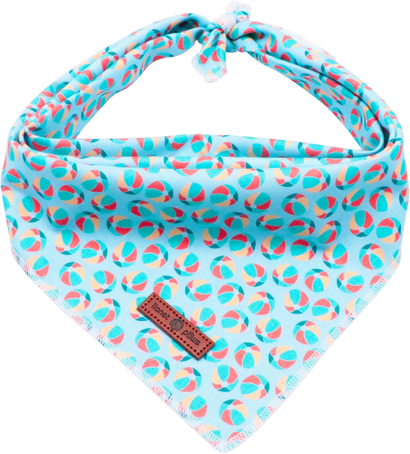 Paws Dog Bandana for Small Medium Large Dogs, Cat Kerchief Blue DOIT, Triangle Bibs Scarf for Girl or Boy