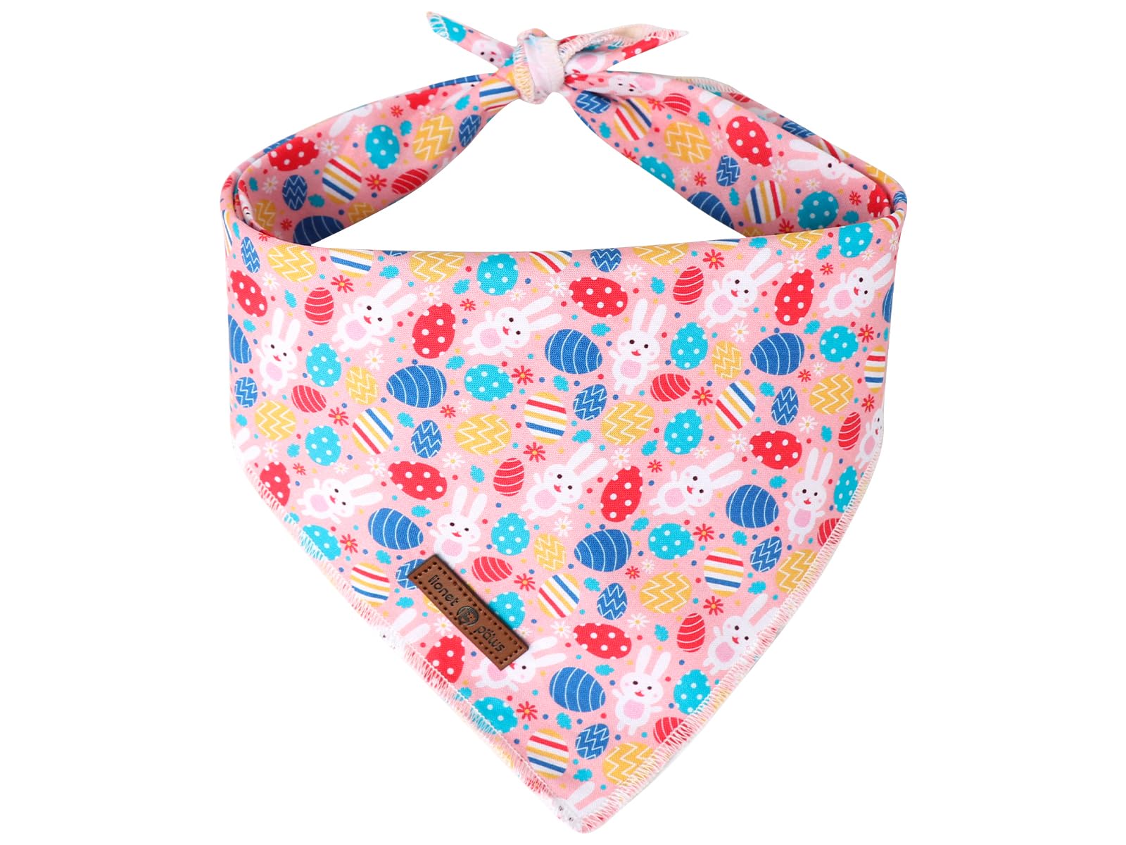 Paws Dog Bandana for Small Medium Large Dogs, Cat Kerchief Blue DOIT, Triangle Bibs Scarf for Girl or Boy