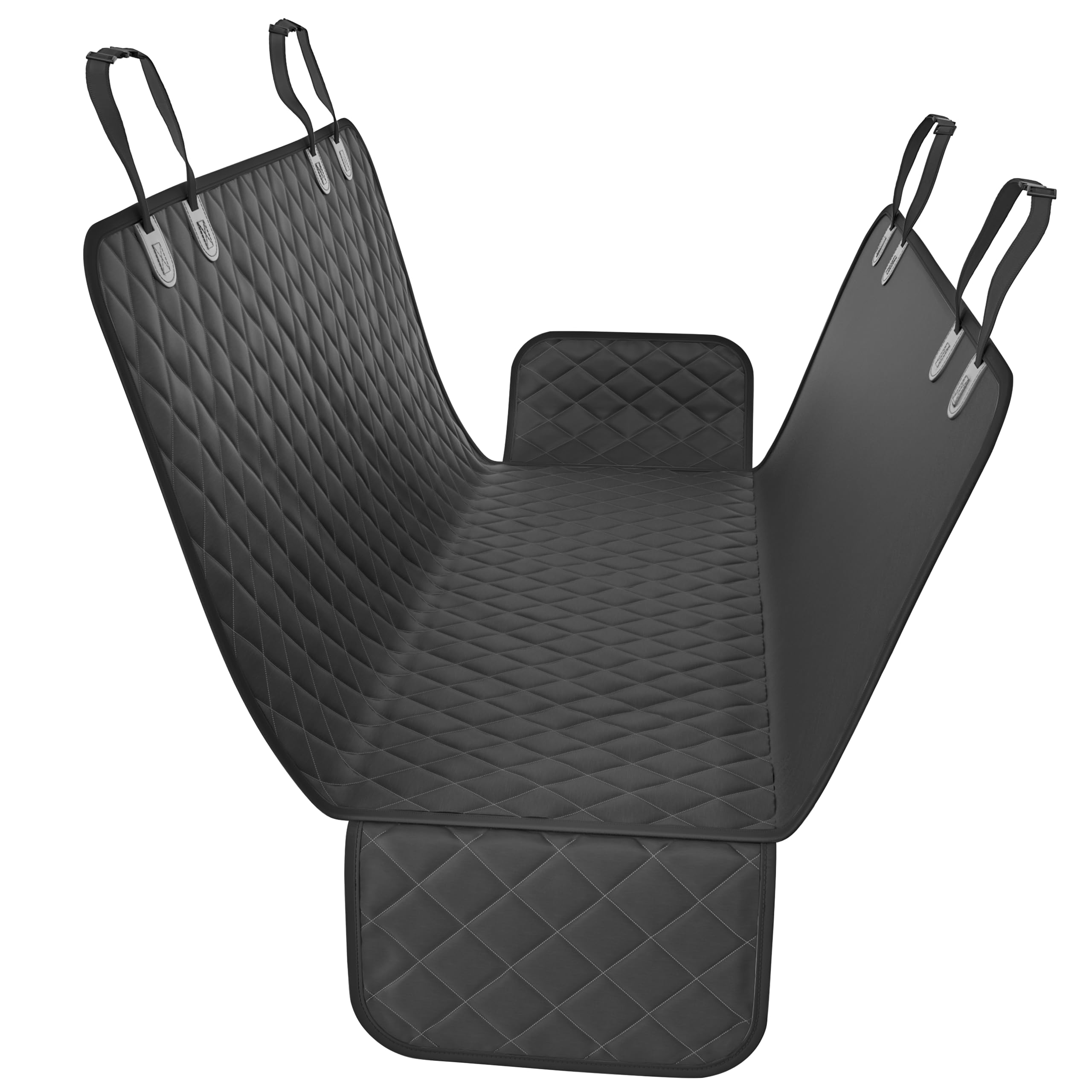 Standard Dog Car Hammock Back Seat Cover, Waterproof Backseat Cover Protector for Truck Bench Rear of Sedans or SUVs, Essential Pet Supplies Vacuum or Wipe Clean, Machine Washable