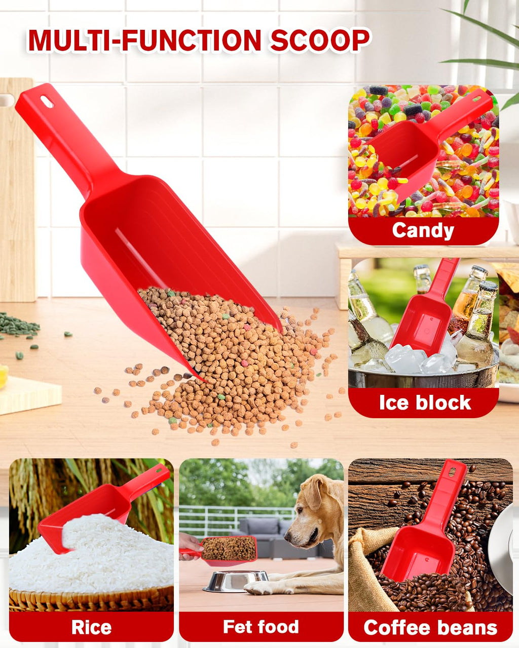 2 Cup Dog Food Scoop(2 Pack)