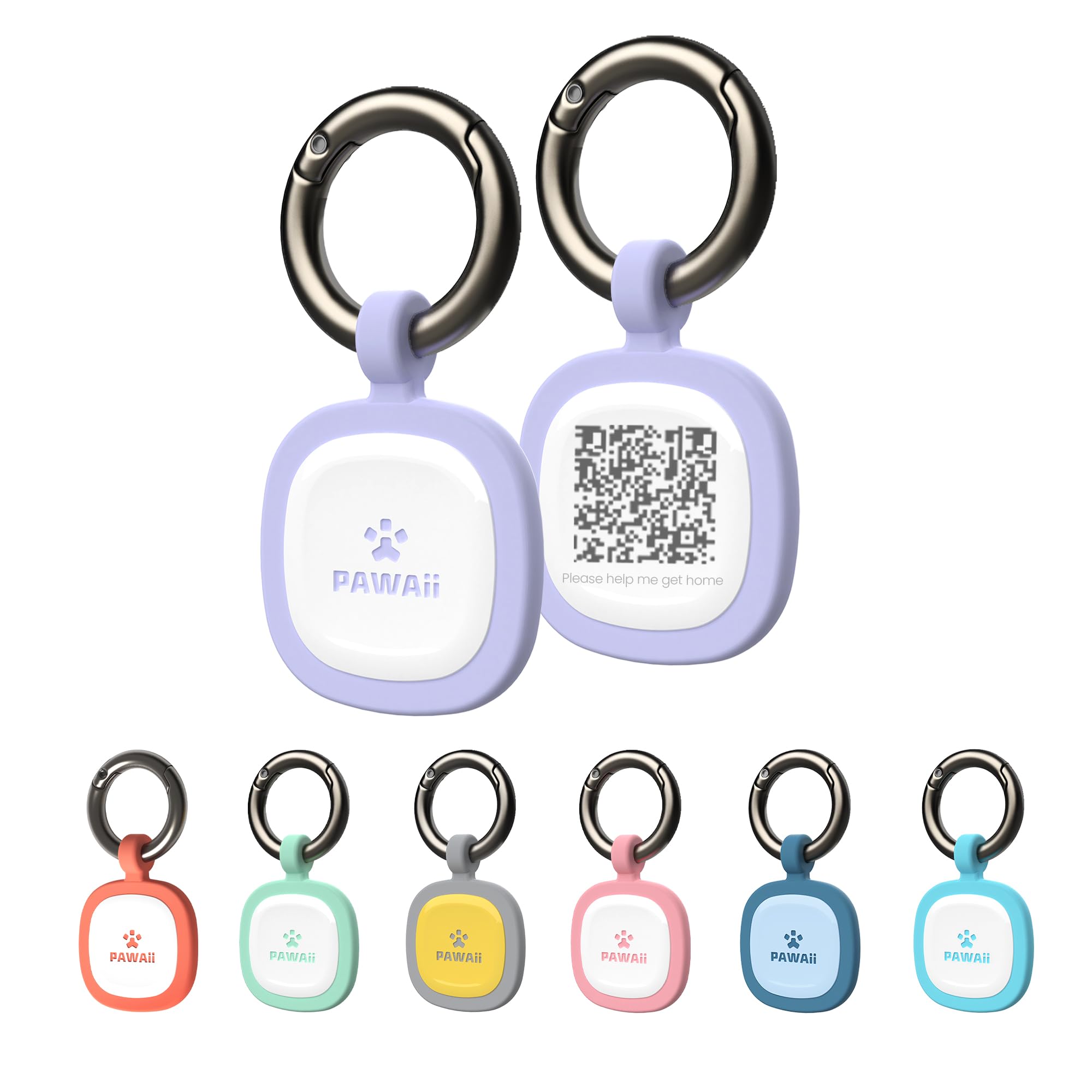 Dog ID Tag, Modifiable Pet Online Profile and Emergency Contacts, Scan QR for Instant Location Alerts, 1 Pack
