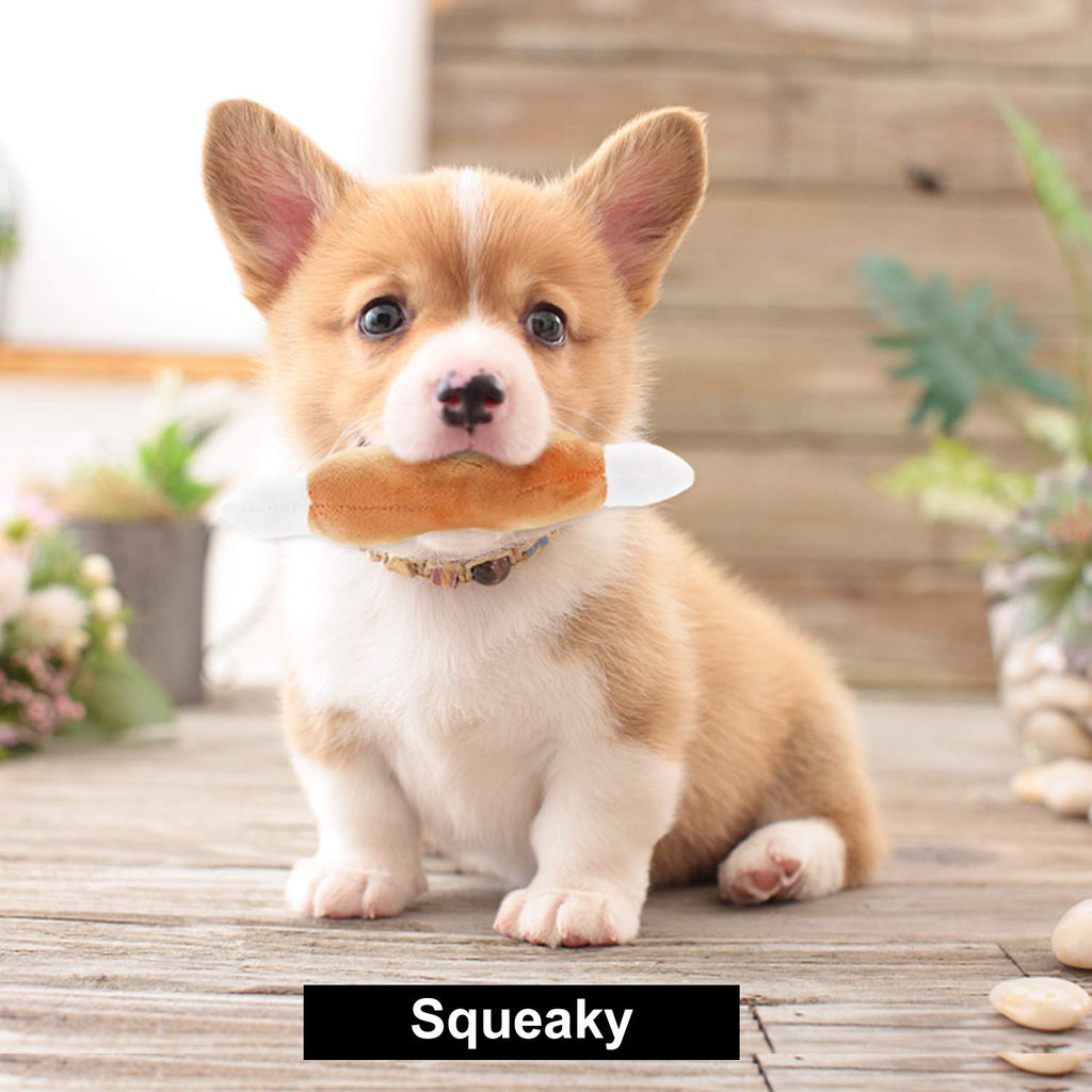 Dog Squeaky Toys, Plush Small Dog Toys for Dogs, Stuffed with Squeakers,12 pcs Puppy Toys with a Carrying Bag for Small Medium Size