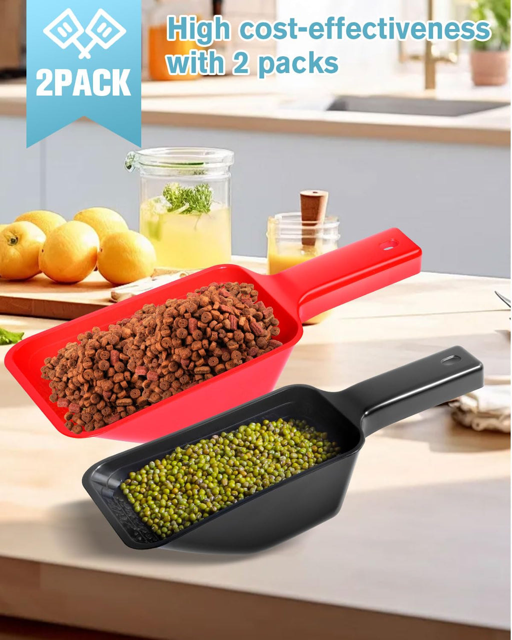 2 Cup Dog Food Scoop(2 Pack)