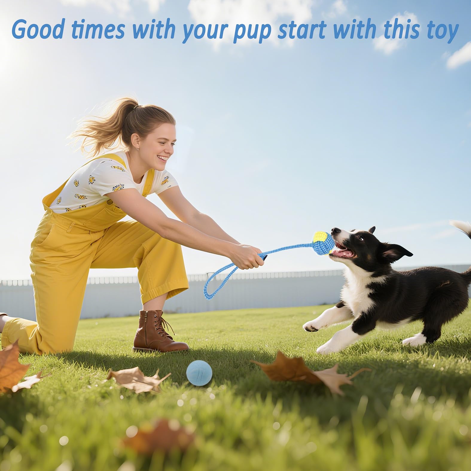 20 Pack Puppy Chew Toys - Blue Dog Teething Toys for Puppies, Puppy Teething Rings and Ropes, Blue Rubber Toy Bundle for Small Dogs, Cute Interactive Dog Balls for Small Breed