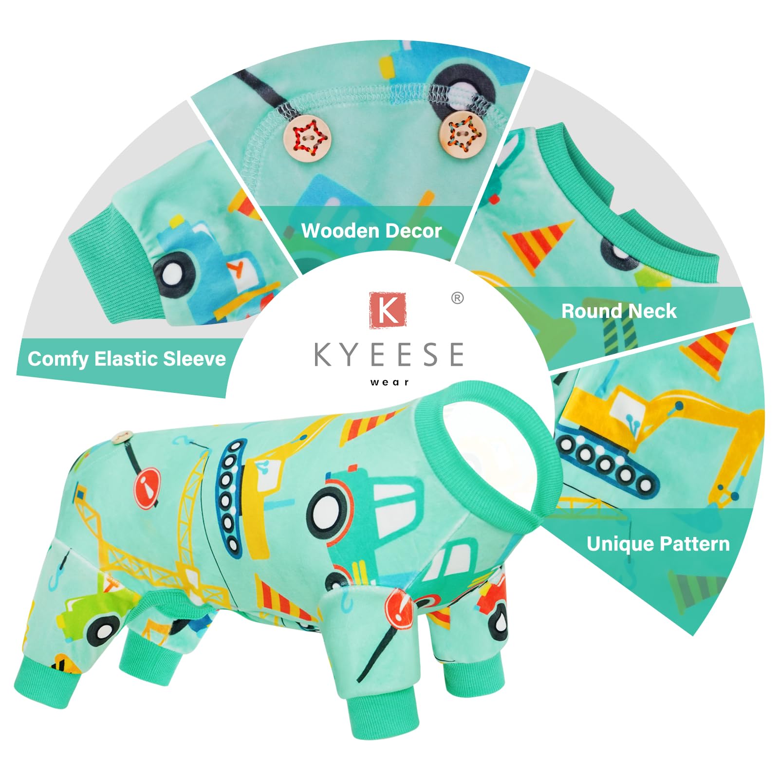 Dog Pajamas Velvet Dog Pajamas Large Sized Dogs Soft Dogs Clothes Pjs with Yellow Ducks Pattern Stretchy Pet Jammies Coat Comfy Pet Onesie Costume