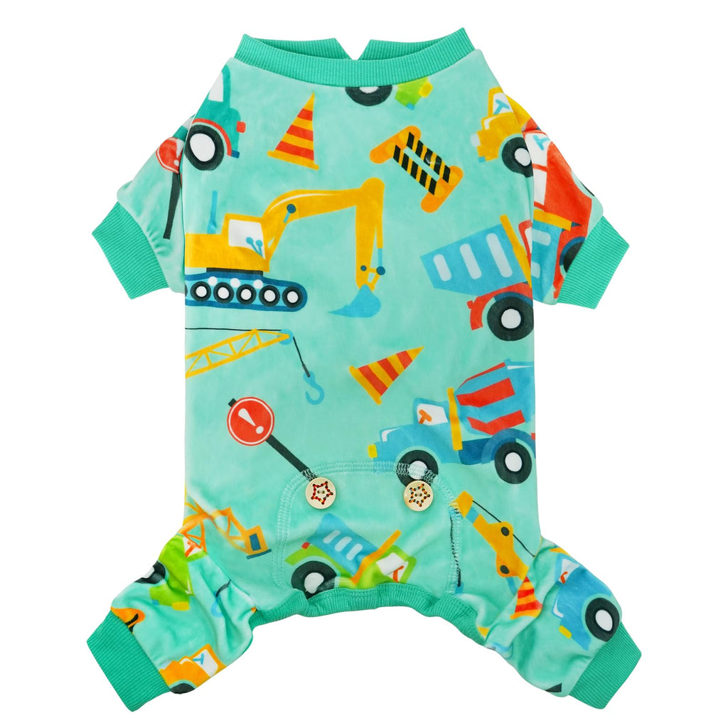 Dog Pajamas Velvet Dog Pajamas Large Sized Dogs Soft Dogs Clothes Pjs with Yellow Ducks Pattern Stretchy Pet Jammies Coat Comfy Pet Onesie Costume