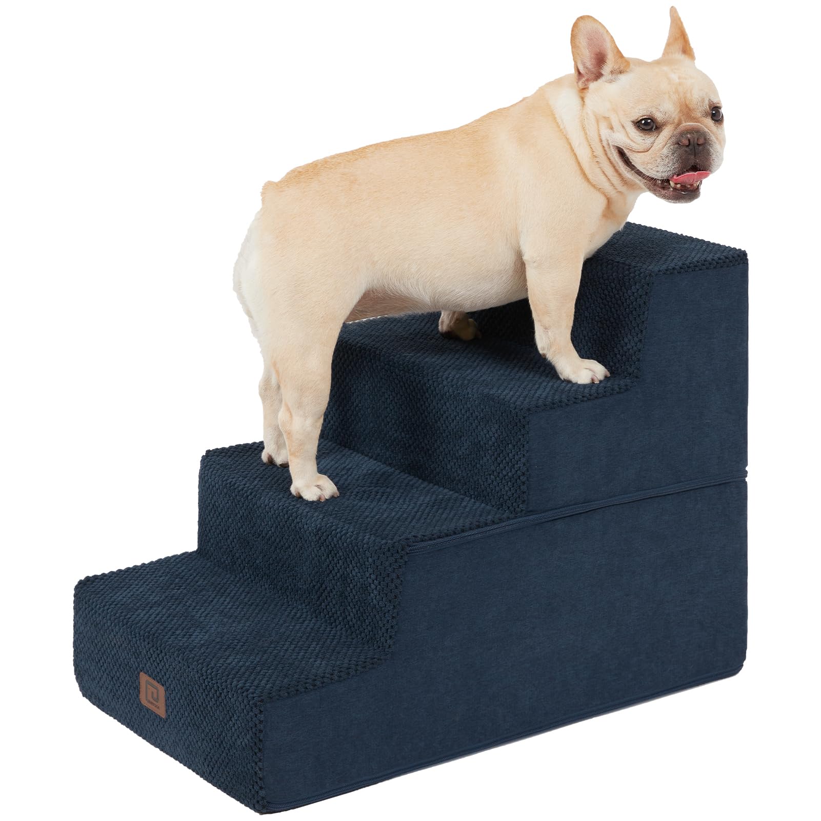 Dog Steps for Bed, Pet Steps for Small Dogs and Cats, Non-Slip Balanced Pet Ramp Indoor