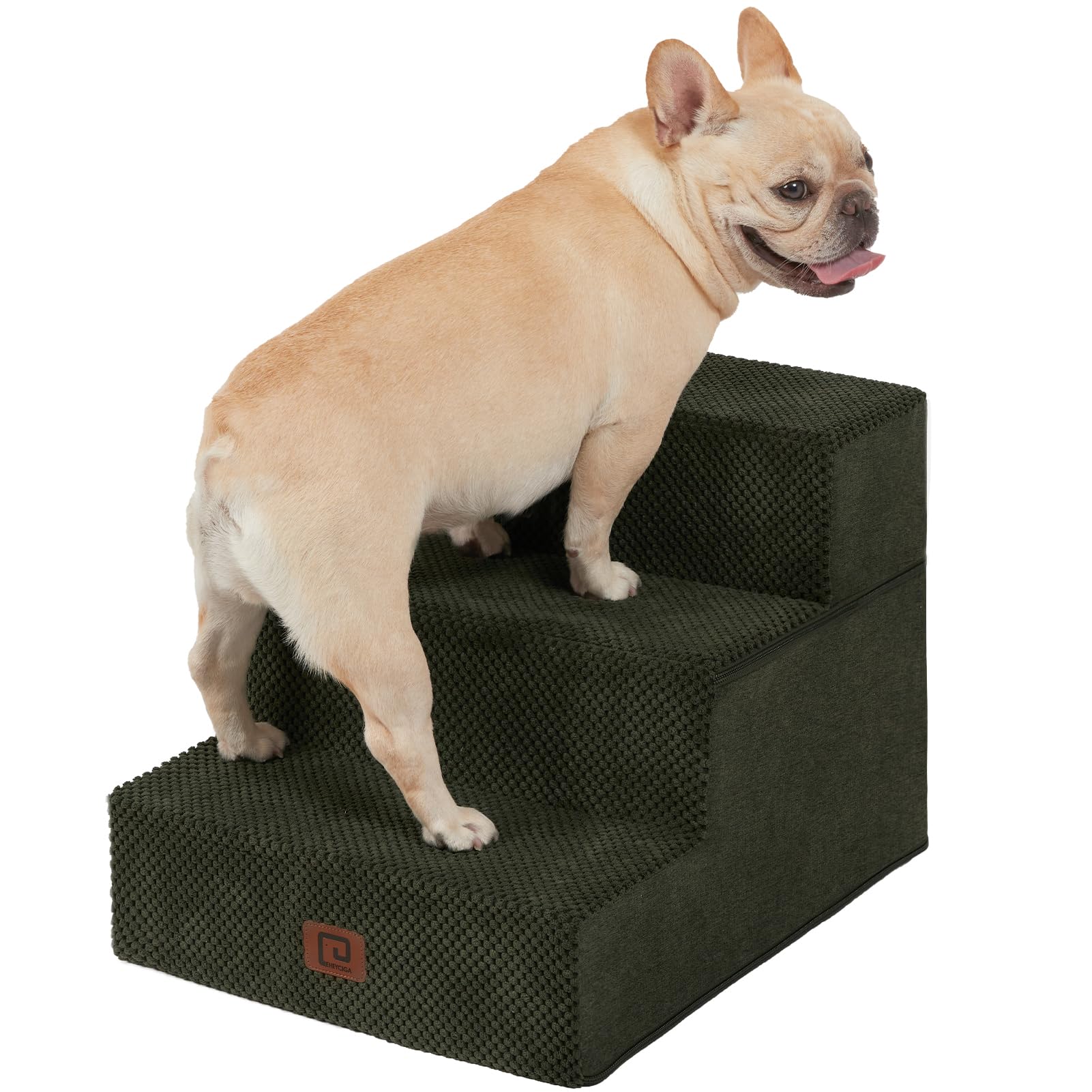 Dog Steps for Bed, Pet Steps for Small Dogs and Cats, Non-Slip Balanced Pet Ramp Indoor