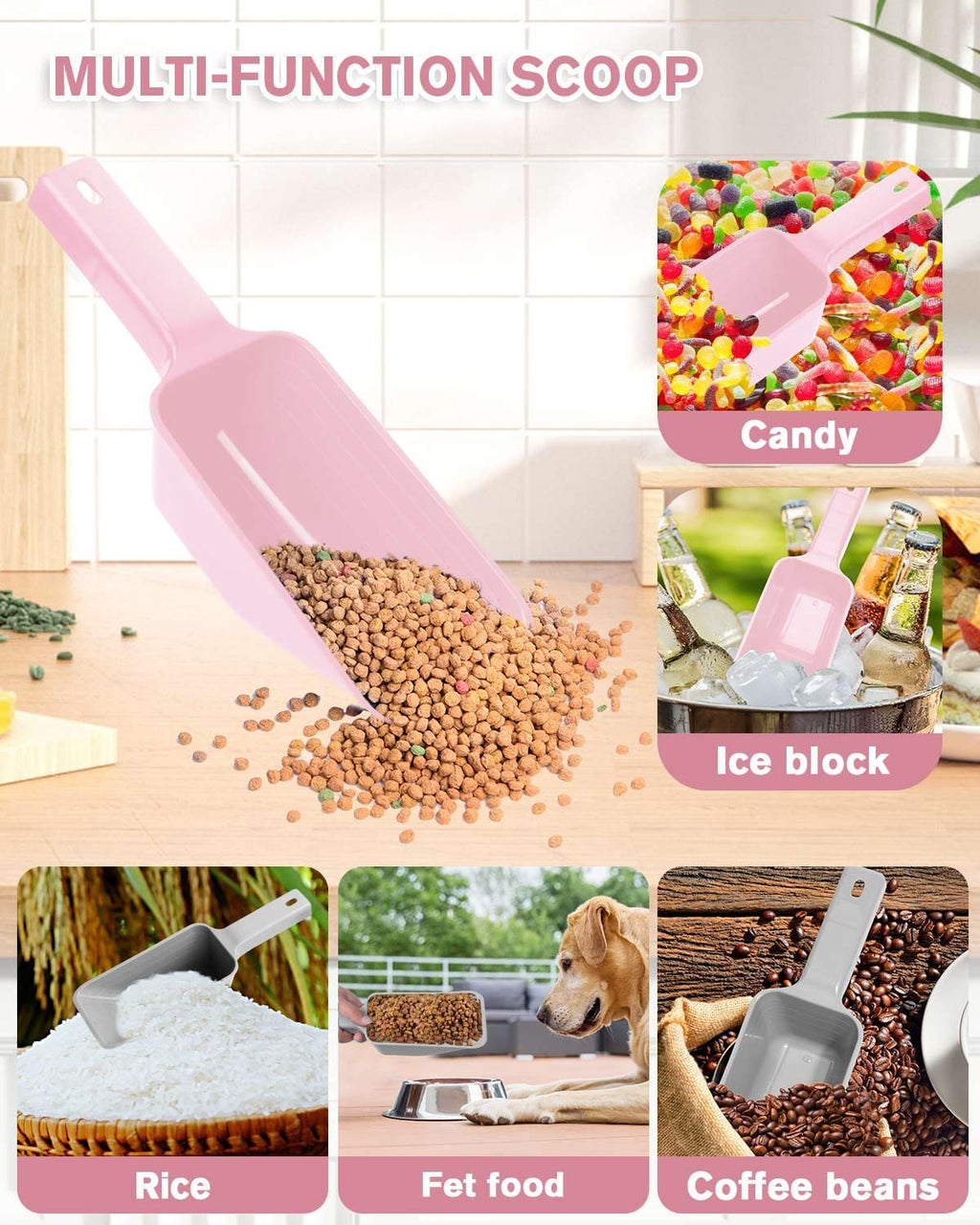 2 Cup Dog Food Scoop(2 Pack)