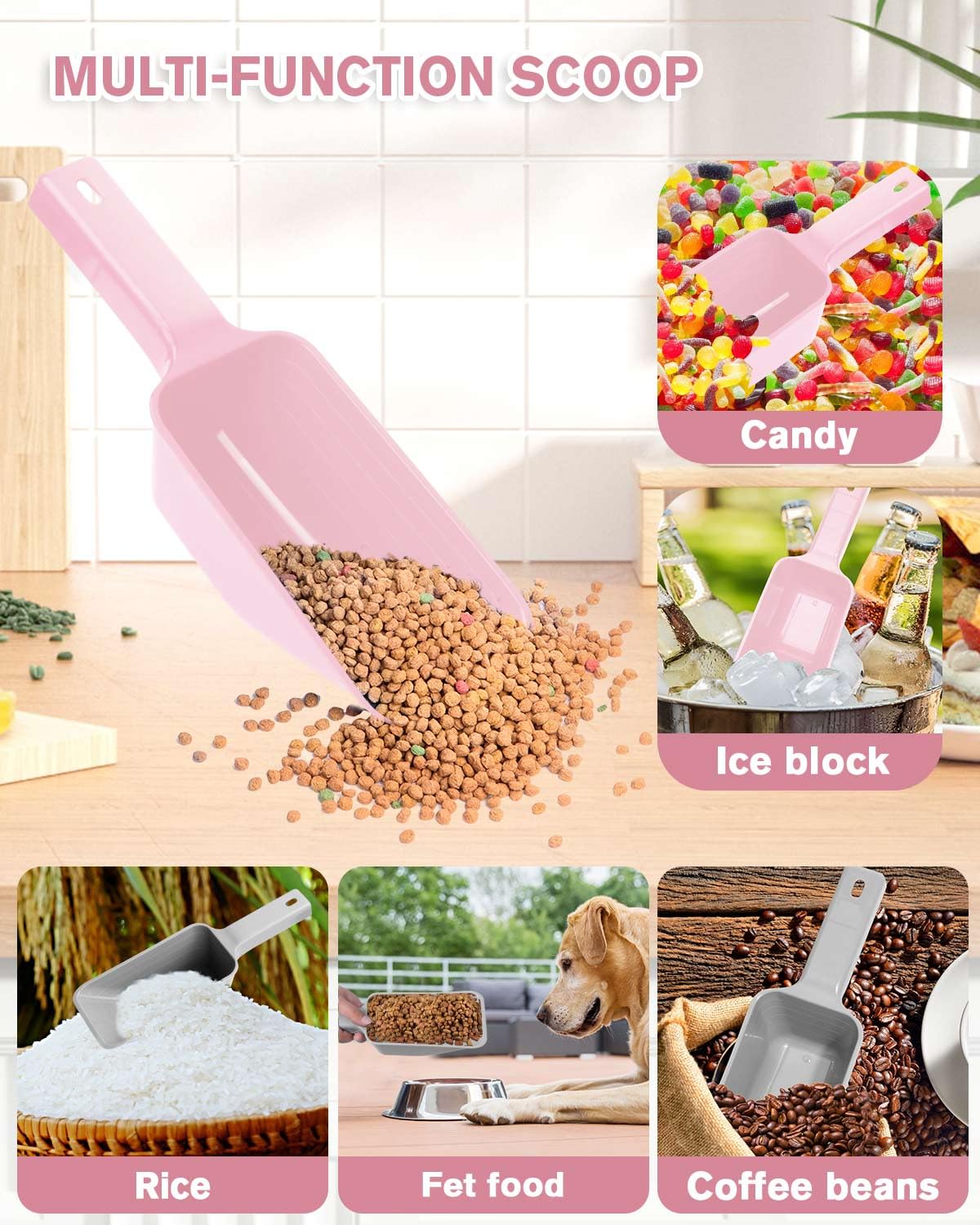 2 Cup Dog Food Scoop(2 Pack)