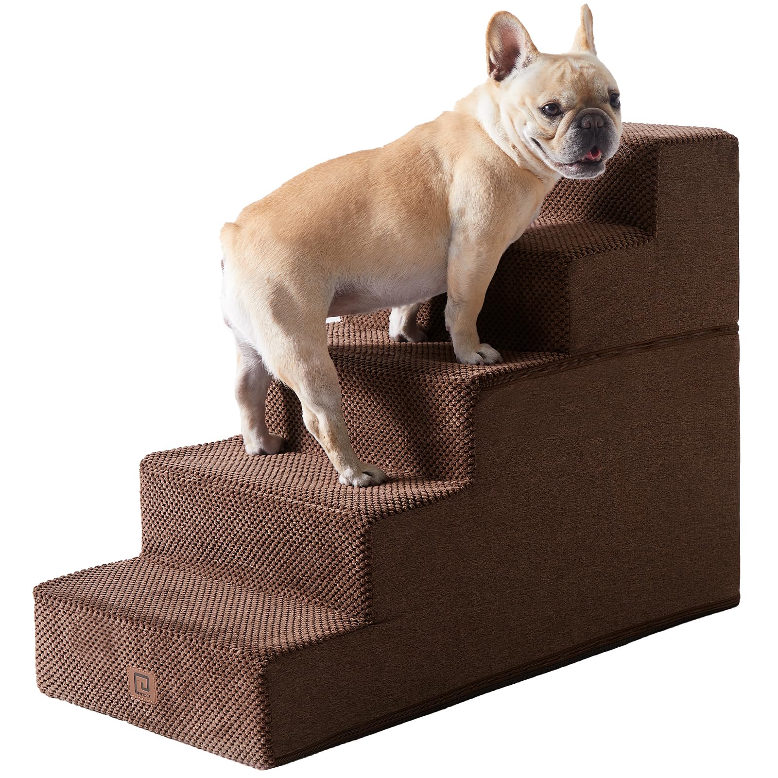 Dog Steps for Bed, Pet Steps for Small Dogs and Cats, Non-Slip Balanced Pet Ramp Indoor