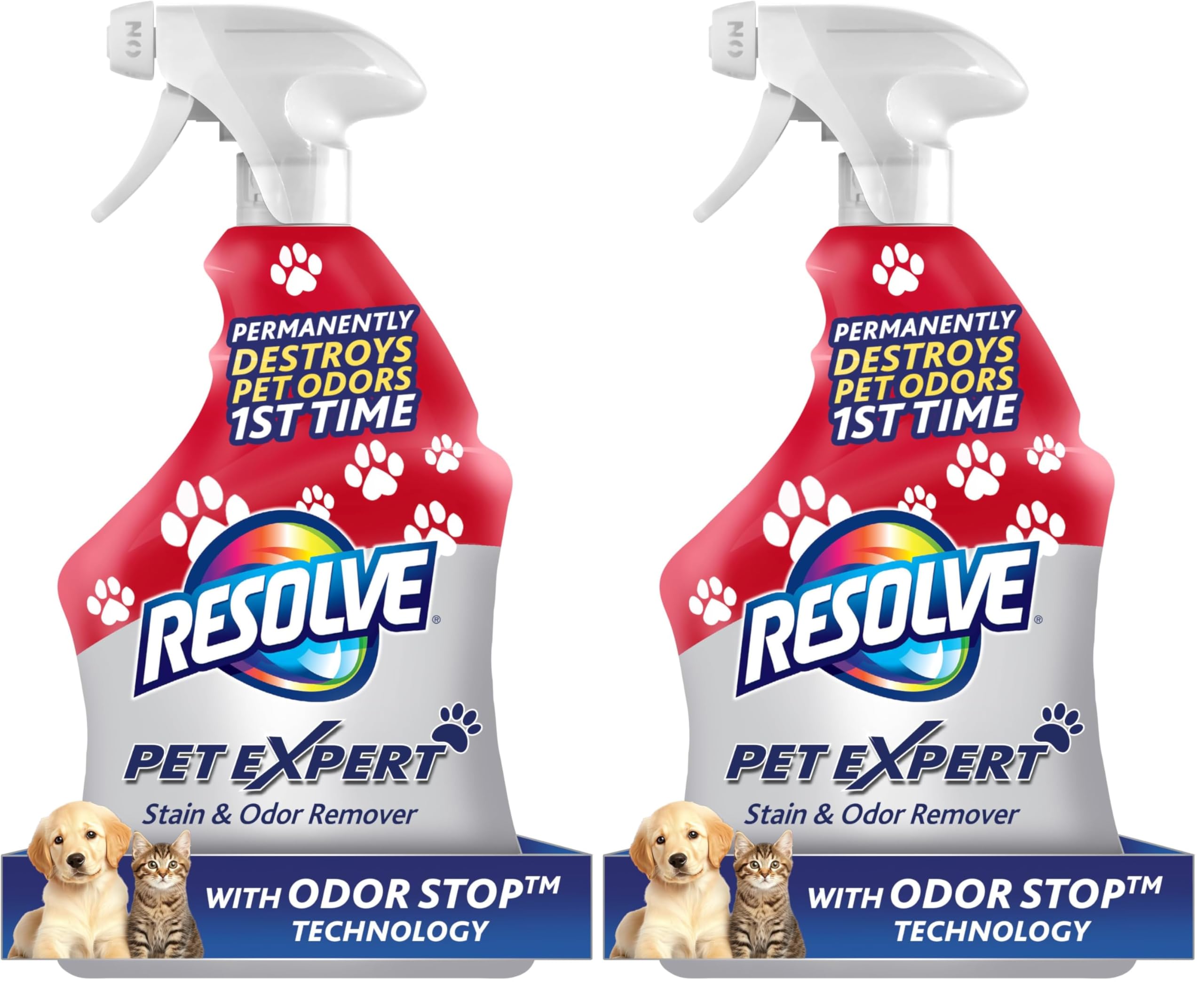 Resolve Pet Expert Stain and Odor Remover, Carpet Cleaner, Pet Stain and Odor Remover, Carpet & Upholstery Cleaner - Removes Stains and Odors, 22 oz