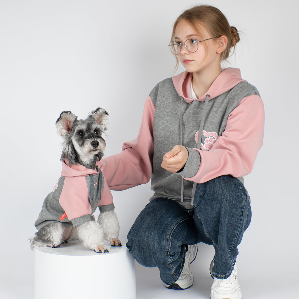 Premium Dog Hoodie Stretchy Pet Sweatshirt with Drawstring Soft Dog Clothes for Small Dogs Dogs Winter Coat for Cold Weather Warm Pet Clothes Comfort Cat Sweater Cat Coat with Leash Hole