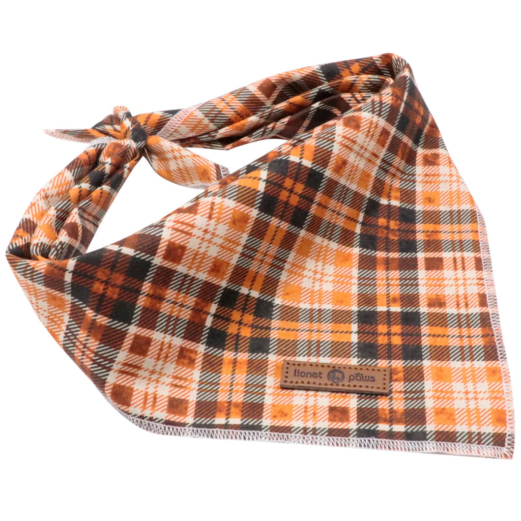 Paws Dog Bandana for Small Medium Large Dogs, Cat Kerchief Blue DOIT, Triangle Bibs Scarf for Girl or Boy