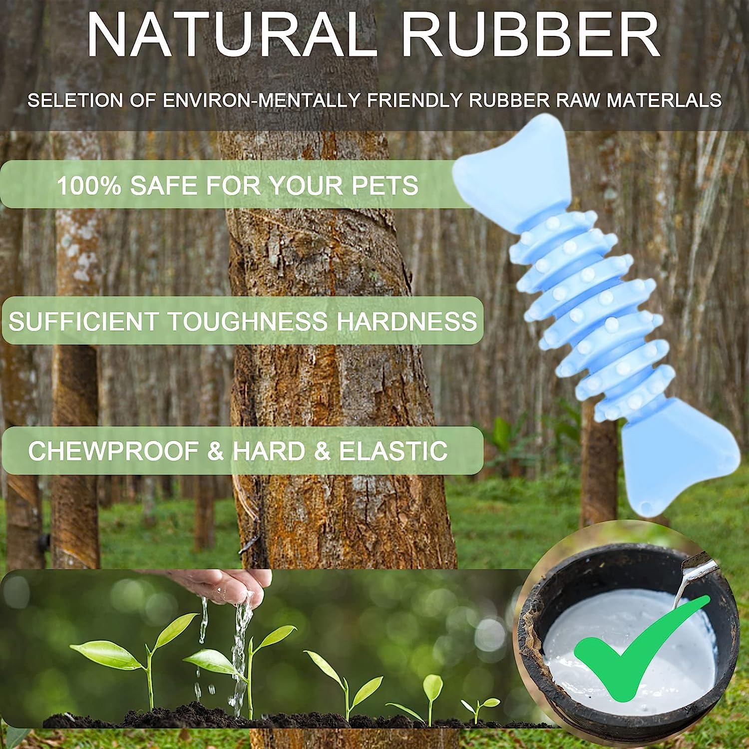 6 Pack Red Dog Chew Toys, Small Dog Teething Toys, Dental Health & Interactive Play