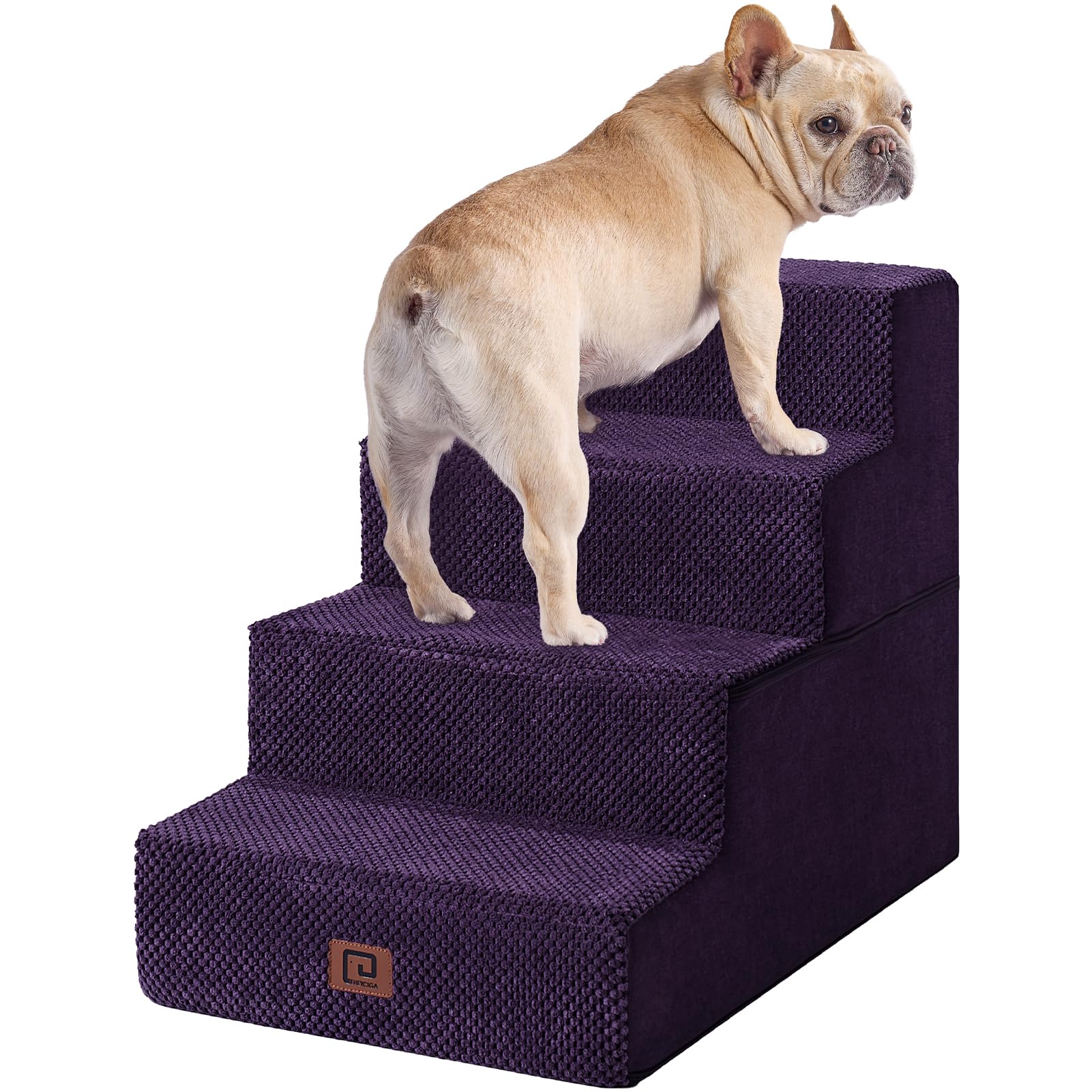 Dog Steps for Bed, Pet Steps for Small Dogs and Cats, Non-Slip Balanced Pet Ramp Indoor