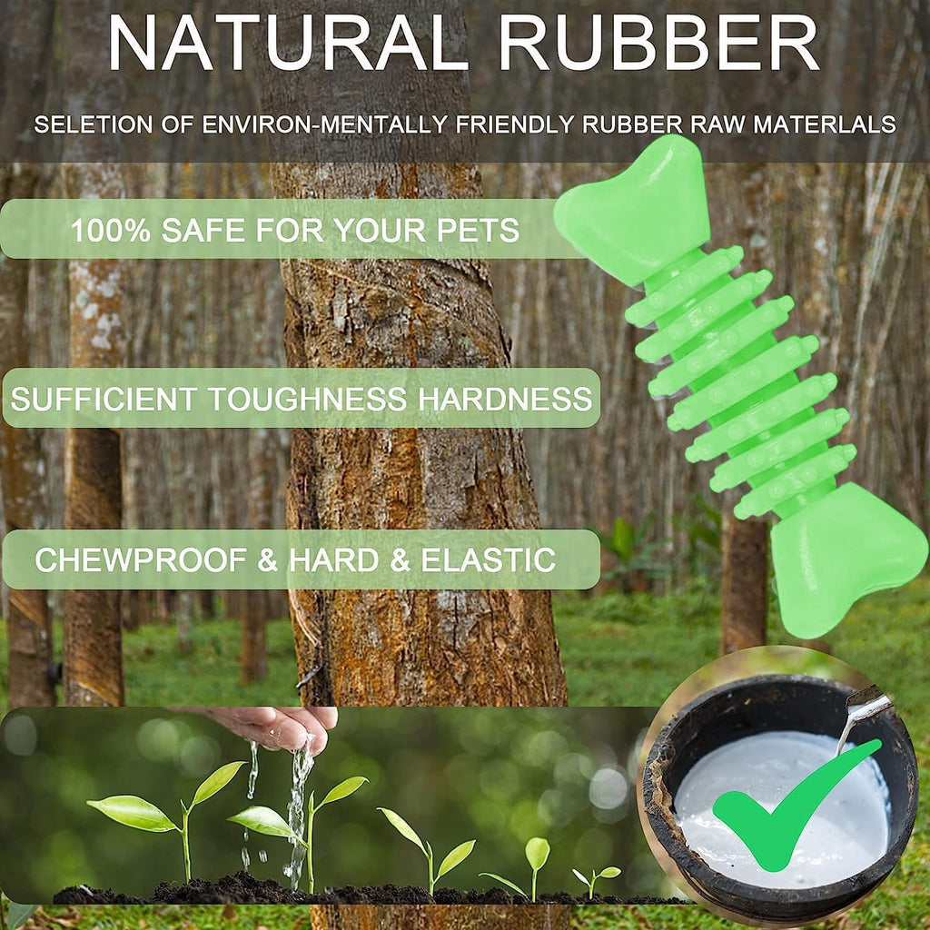 6 Pack Red Dog Chew Toys, Small Dog Teething Toys, Dental Health & Interactive Play