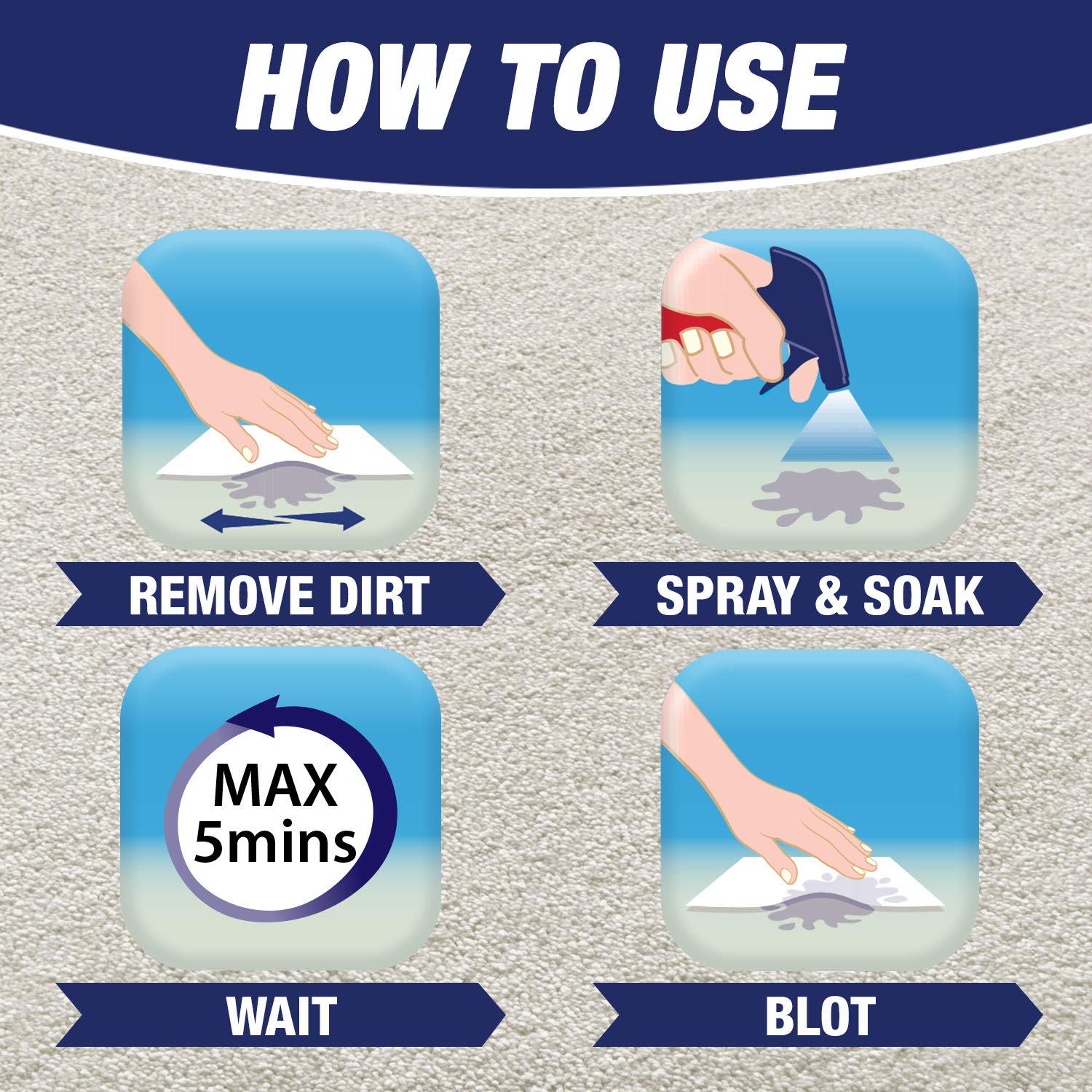 Resolve Ultra Pet Odor and Stain Remover Spray – Carpet Cleaner for Cat and Dog Urine and Poop, 32oz