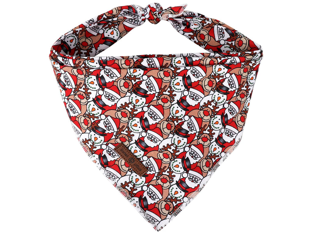 Paws Dog Bandana for Small Medium Large Dogs, Cat Kerchief Blue DOIT, Triangle Bibs Scarf for Girl or Boy