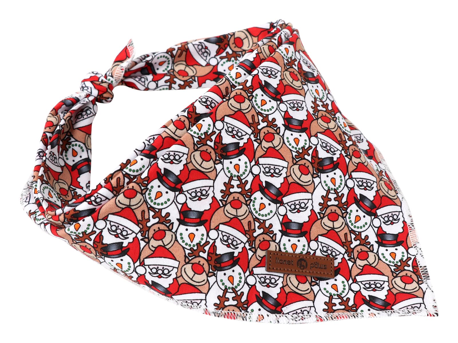 Paws Dog Bandana for Small Medium Large Dogs, Cat Kerchief Blue DOIT, Triangle Bibs Scarf for Girl or Boy