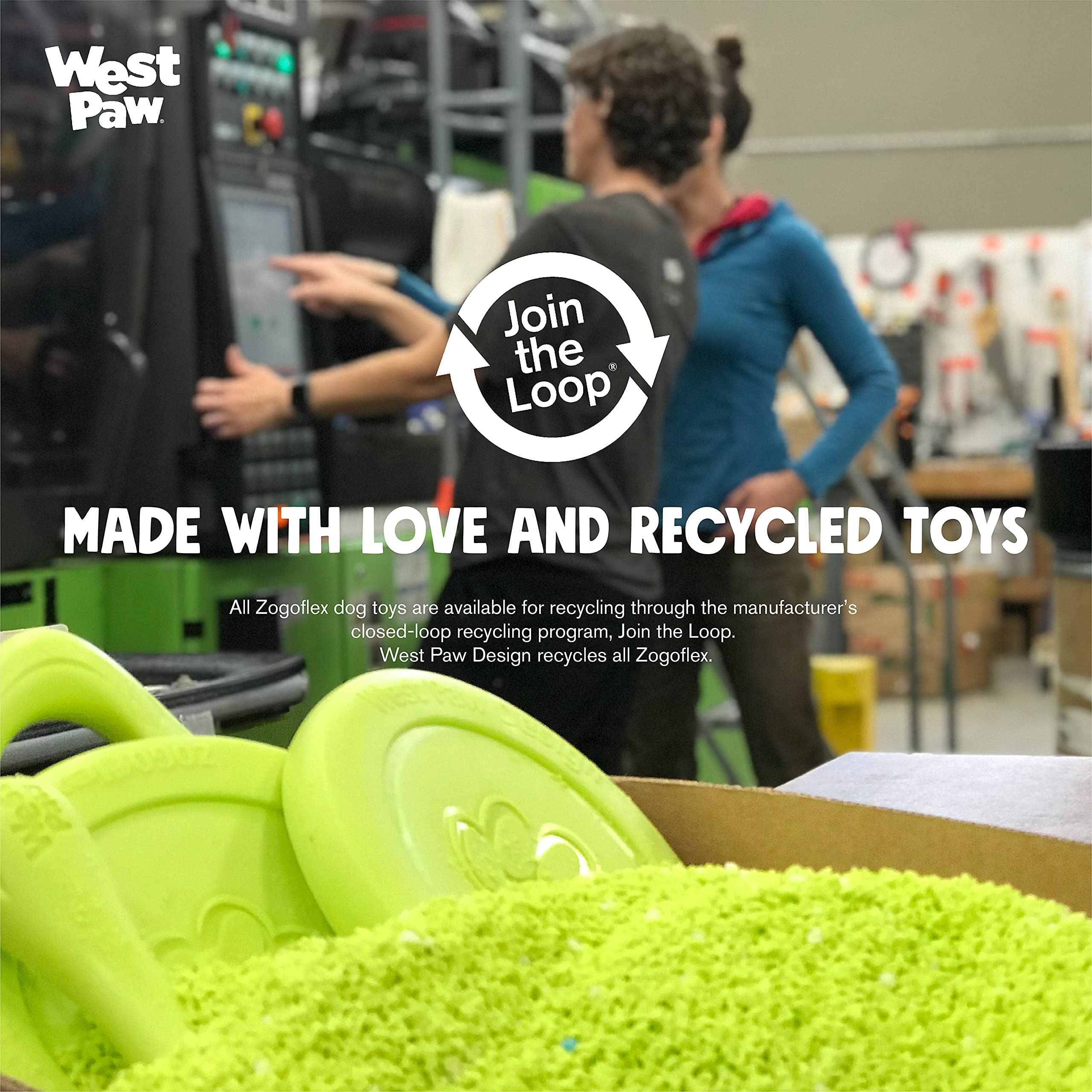 West Paw Zogoflex Zisc Durable Dog Frisbee Nearly Indestructible Flying Disc Dog Toy, 100% Guaranteed Tough, It Floats!, Made in USA, 6.5-Inch Small, Tangerine