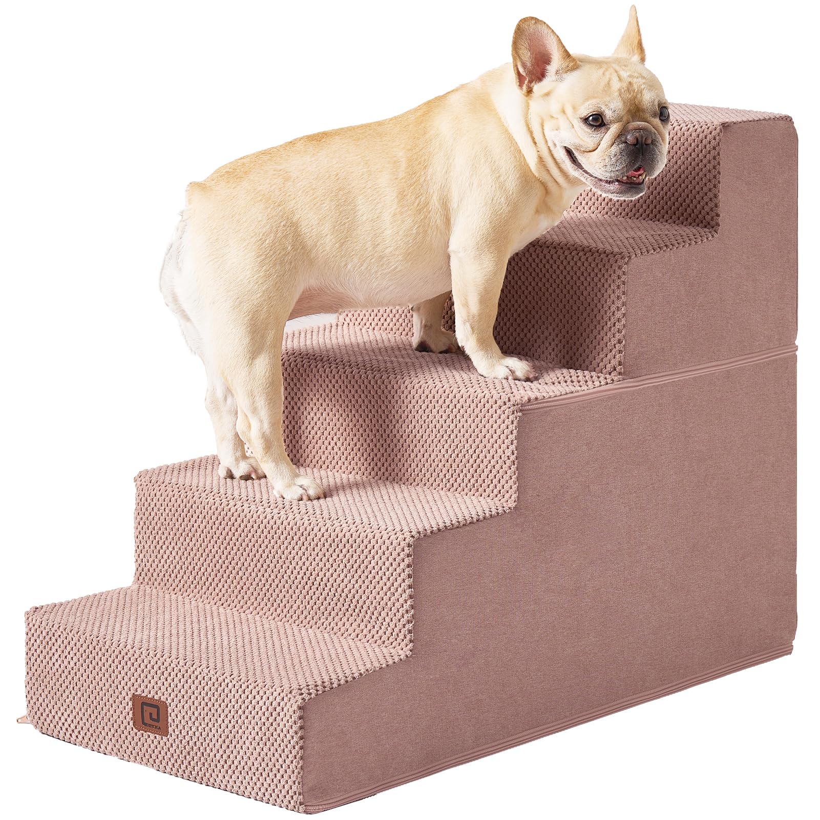 Dog Steps for Bed, Pet Steps for Small Dogs and Cats, Non-Slip Balanced Pet Ramp Indoor
