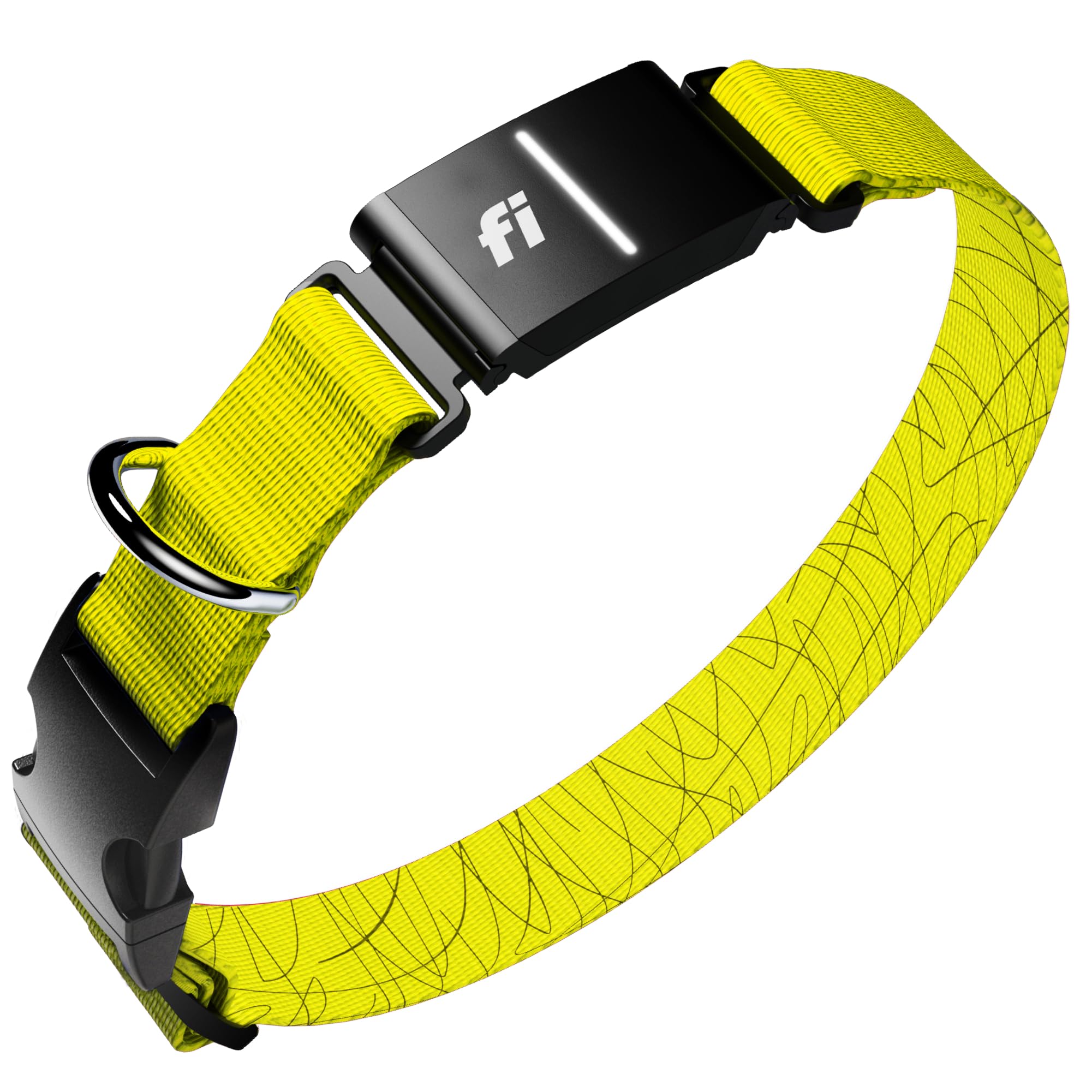 New Fi Series 3+ Smart Dog Tracker Collar [6 Month Membership Included] GPS Tracker for Dogs with Health & Behavior Monitoring, Escape Alerts, Waterproof, LED, Apple Watch Compatible