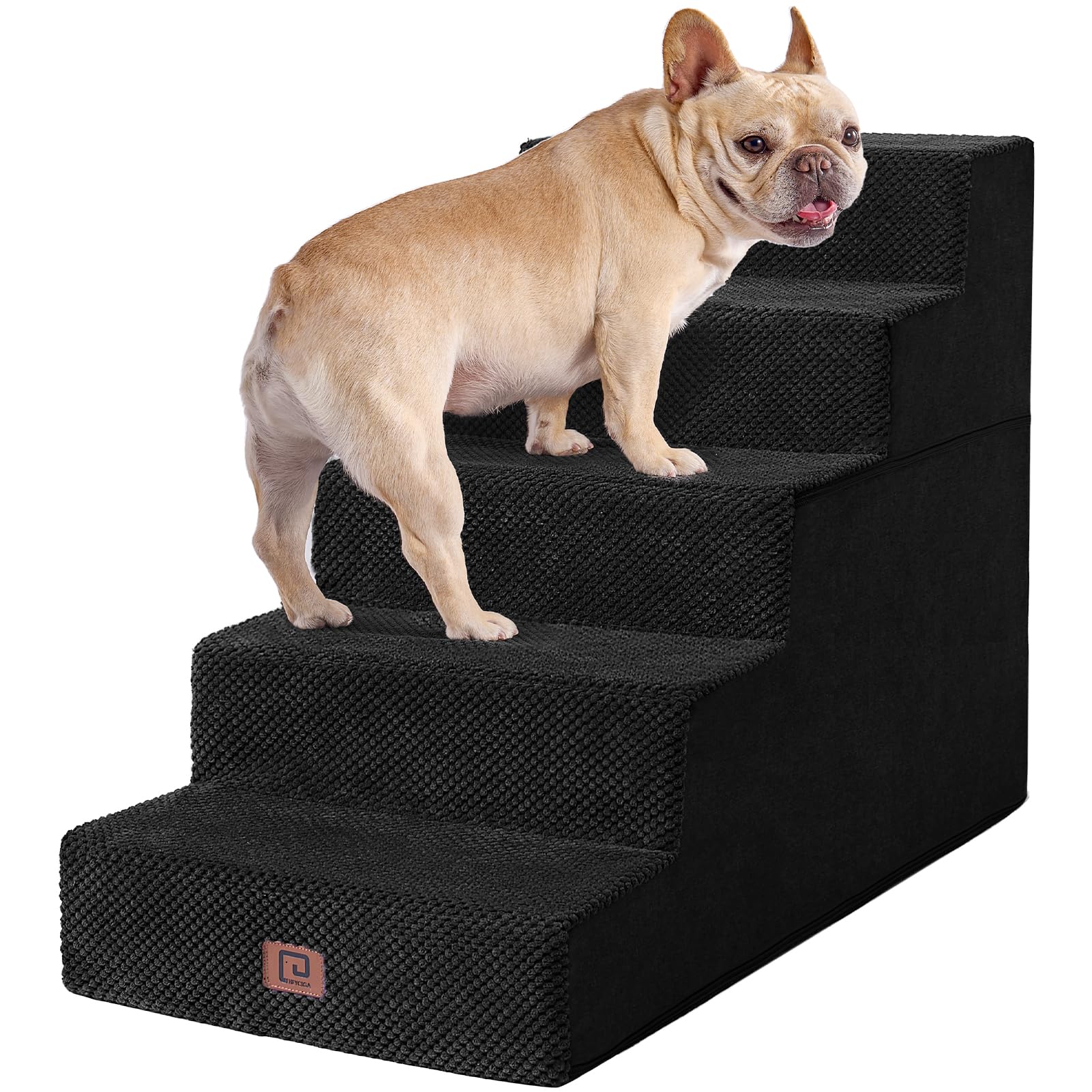 Dog Steps for Bed, Pet Steps for Small Dogs and Cats, Non-Slip Balanced Pet Ramp Indoor
