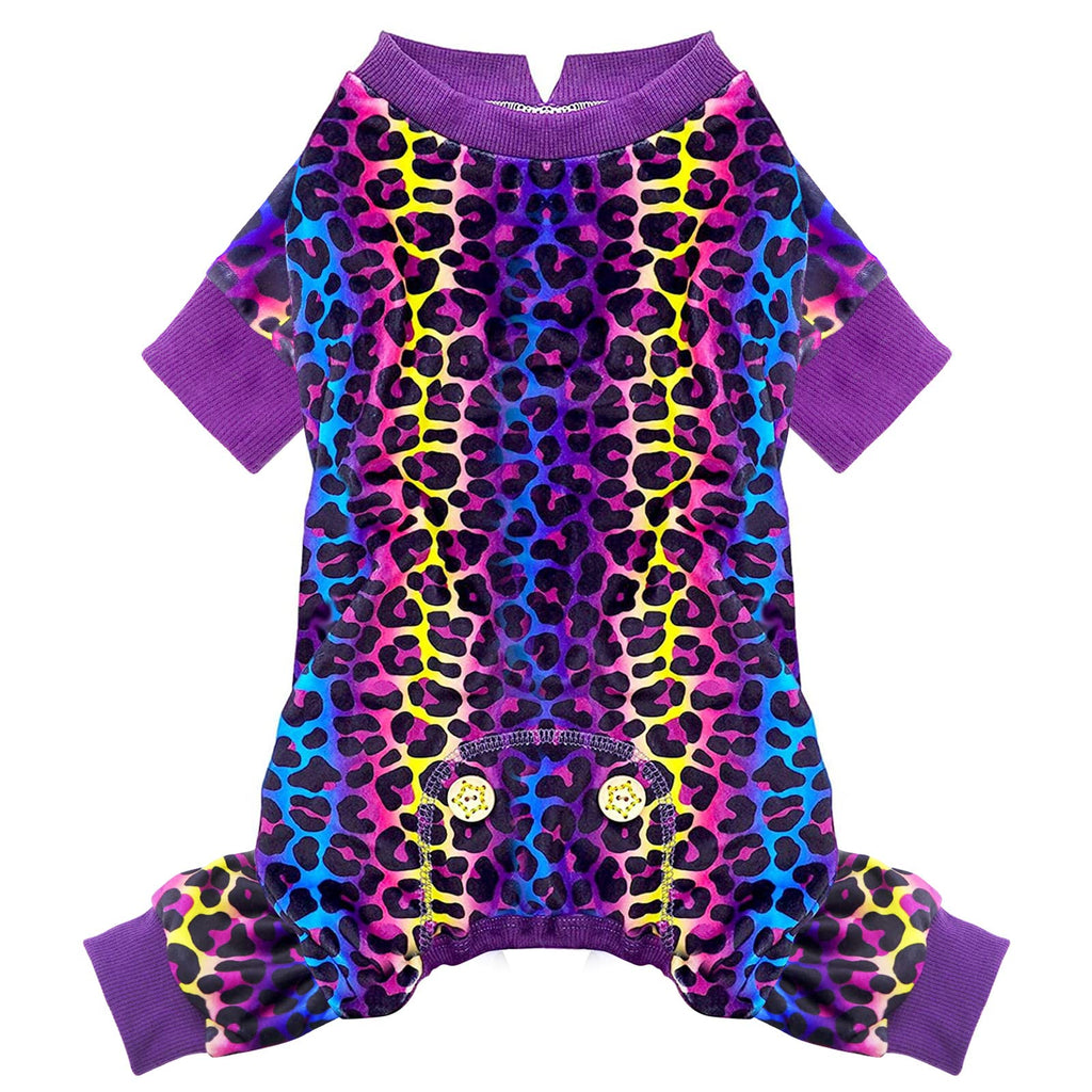 Dog Pajamas Velvet Dog Pajamas Large Sized Dogs Soft Dogs Clothes Pjs with Yellow Ducks Pattern Stretchy Pet Jammies Coat Comfy Pet Onesie Costume