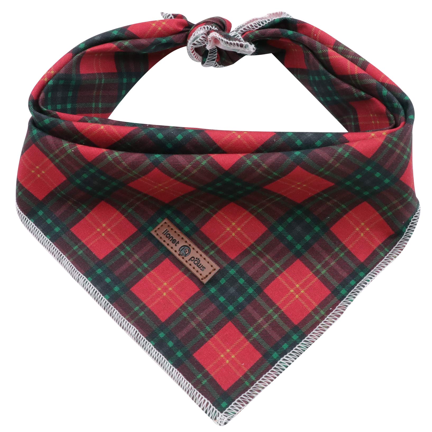 Paws Dog Bandana for Small Medium Large Dogs, Cat Kerchief Blue DOIT, Triangle Bibs Scarf for Girl or Boy