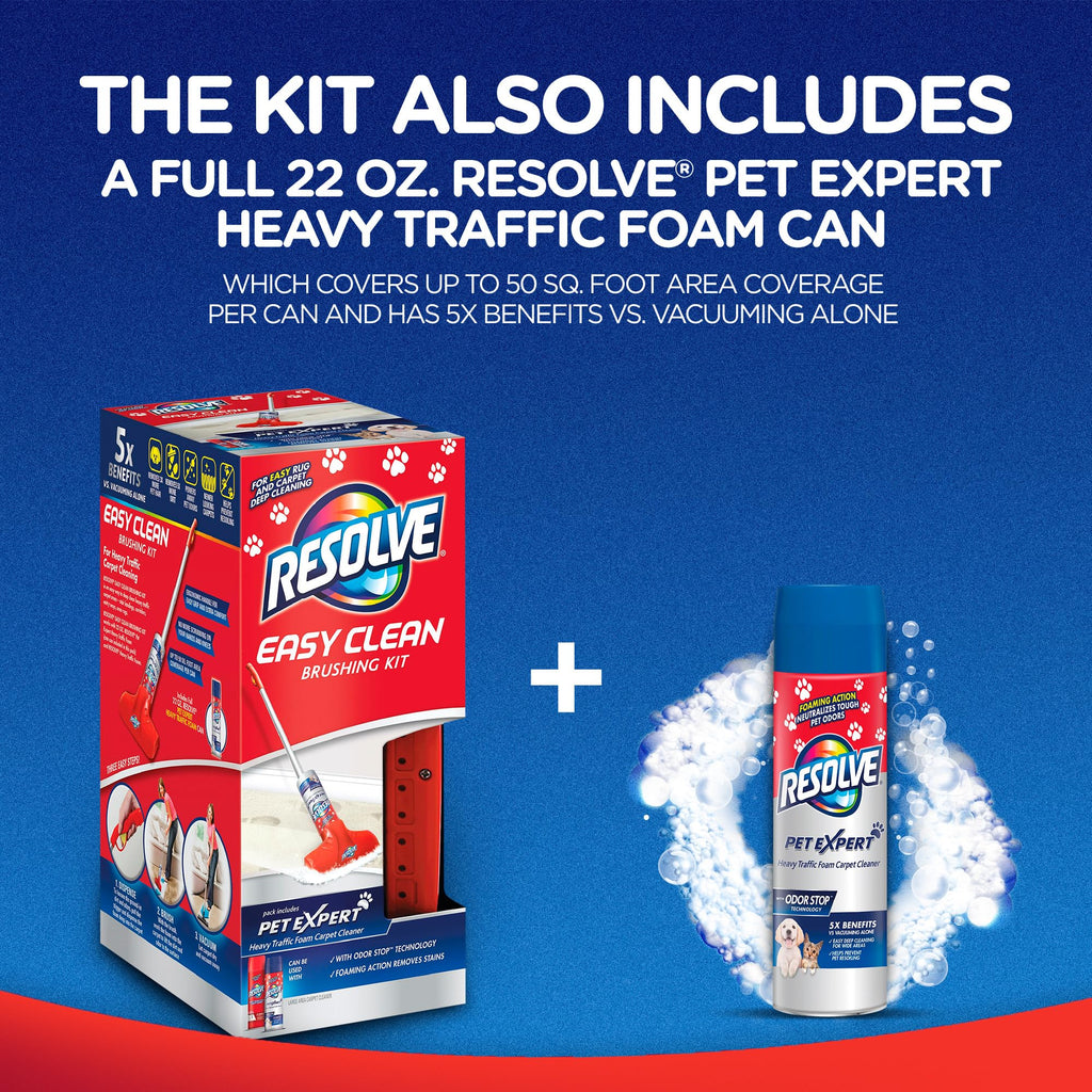 Resolve Ultra Pet Odor and Stain Remover Spray – Carpet Cleaner for Cat and Dog Urine and Poop, 32oz