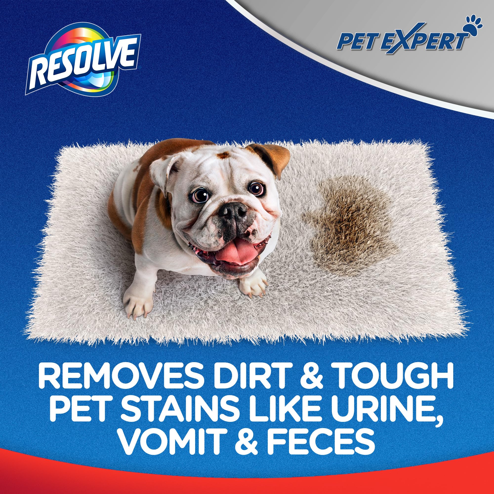 Resolve Pet Expert Stain and Odor Remover, Carpet Cleaner, Pet Stain and Odor Remover, Carpet & Upholstery Cleaner - Removes Stains and Odors, 22 oz
