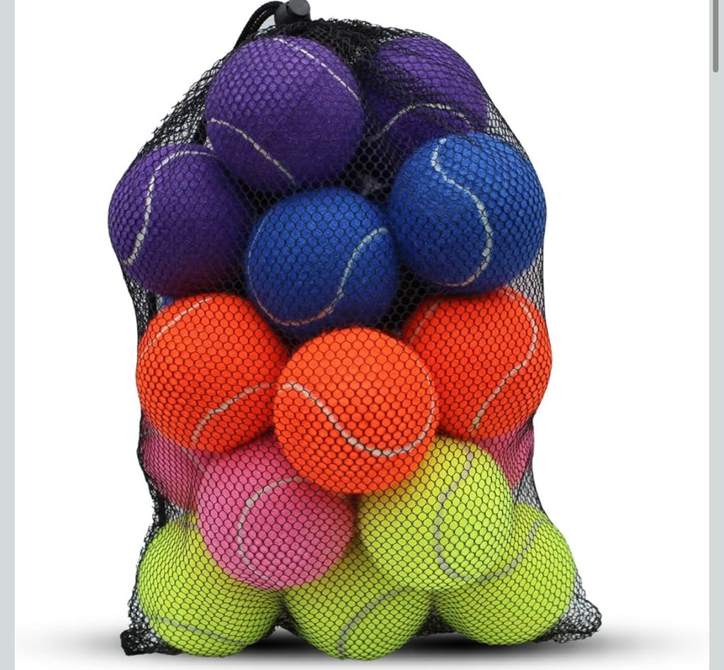 Tennis Balls, 20 Pack Training Tennis Balls,High Elasticity Practice Tennis for Beginner, Exercise Playing Balls for Pet Dog